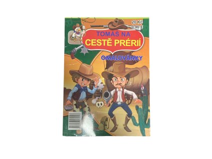 Omalovánky Tomáš na cestě prérií