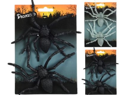 Halloween 2 ks. Pavouci 13 cm - náhodný výběr