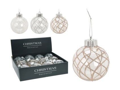 Vánoční koule průhledná