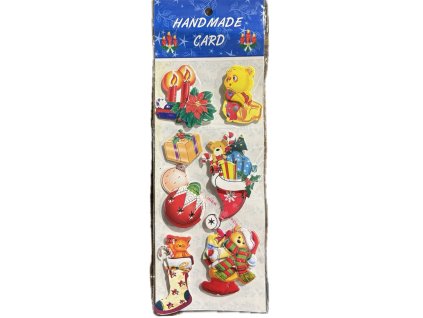 Vánoční samolepky - Různé druhy