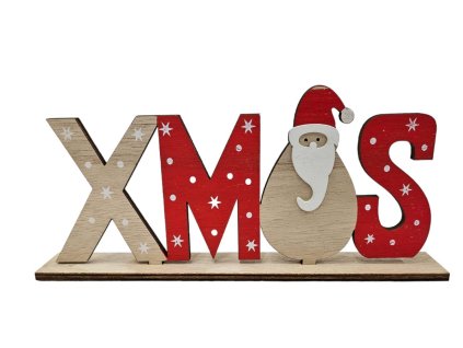 Vánoční dřevěná dekorace 22cm