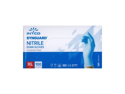 Rukavice nitrilové bez pudru, velikost XL, 100 ks