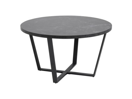 Černý kulatý konferenční stolek ø 77 cm Amble - Actona