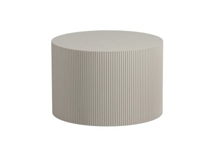 Konferenční stolek Sanne, kulatý, béžový, ø 60 cm