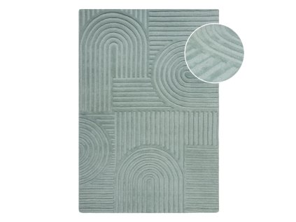 Koberec Zen Garden tyrkysový