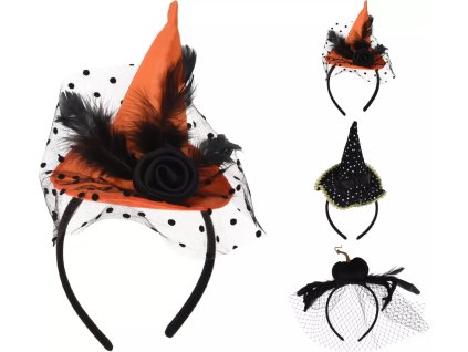 Čelenka s kloboučkem nebo strašidlem