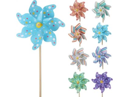 Barevný větrník 55 cm