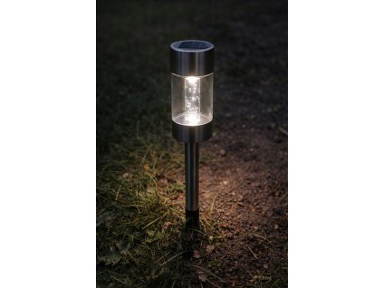 Zahradní solární lampička s hrotem