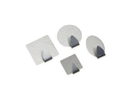 Nerezové samolepící háčky 4ks