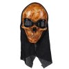 Maska lebka s kápí 23,5x15,5cm mix