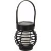 Solární zahradní LED lampa černá  Nové