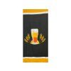 Beach Towel with Beer Motif 70x140 cm