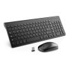 Ultra tenká bezdrátová klávesnice a myš – černá