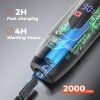 Bezdrátový pánský zastřihovač vlasů a vousů, 2000 mAh, voděodolný  Nové