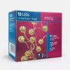 LED světelný řetěz – koule, 10 LED, teplá bílá, 1,2 m