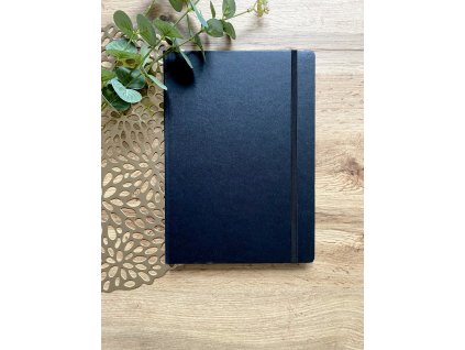 Scrapbook deník černý A4