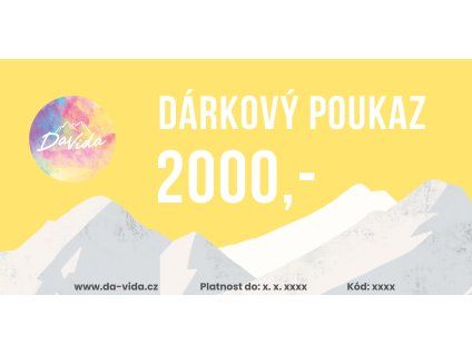 darkovy poukaz dva tisice hedvabny satek davida ultralight
