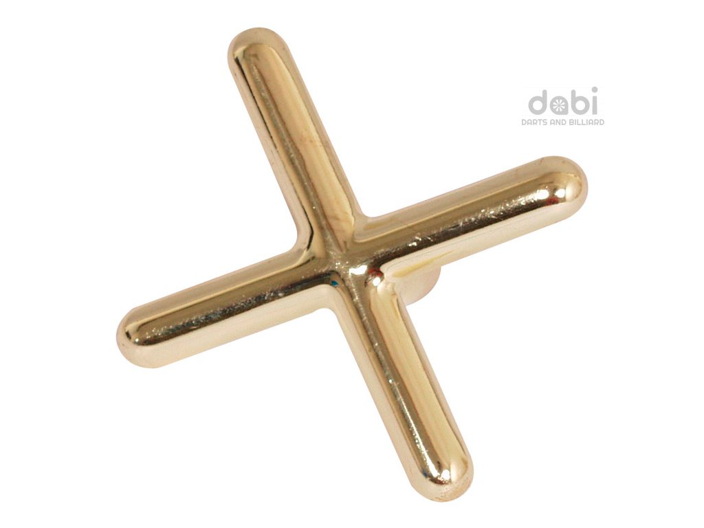 Podpěra na tágo Kříž brass