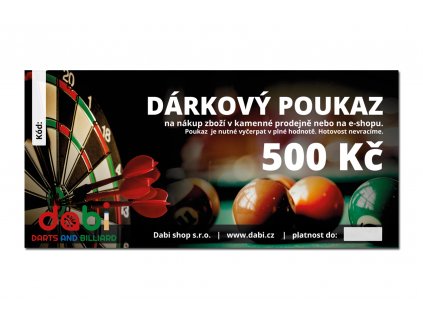 darkovy poukaz 500