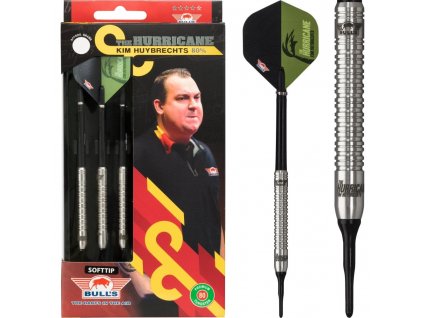 Šipky Bulls Kim Huybrechts The Hurricane 80% 20g soft