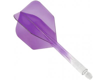 condor axe flights gradient purple clear 1