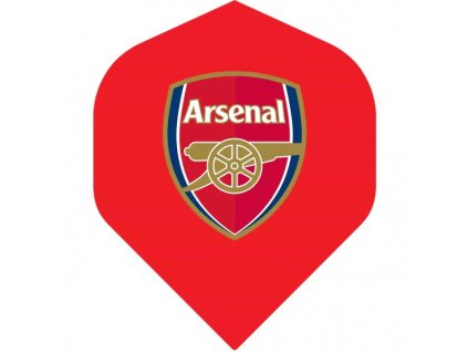 Arsenal FC Dart Flights Std TheGunners F3930 F1 Red Crest 1