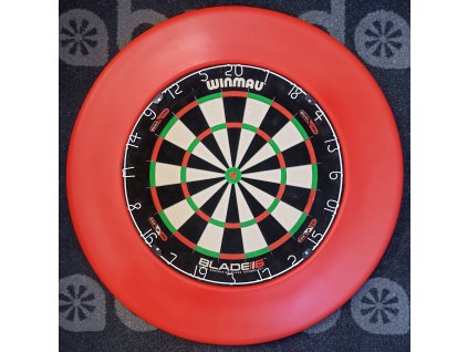 Winmau set DOUBLE - terč Blade 6 Dual Core + okruží Red