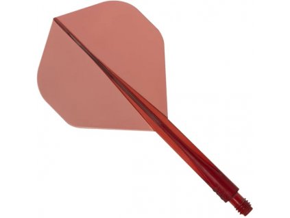 Condor AXE Flights Standard Clear Red 1