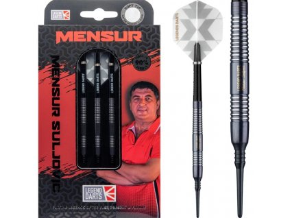 Legend Darts Mensur Suljovic Soft Tip Black Full