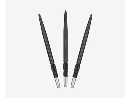 swiss nano point 30mm black dart point fan view