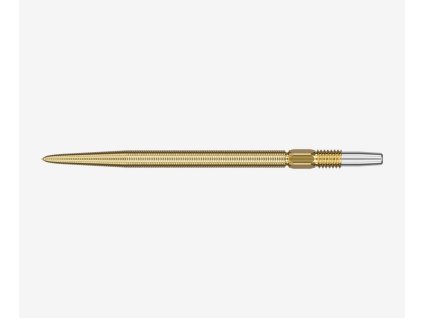 swiss nano point 35mm gold dart point side view