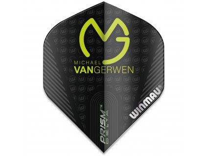 winmau michael van gerwen prism delta black