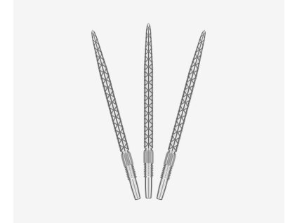 swiss diamond pro point 35mm silver dart point fan view