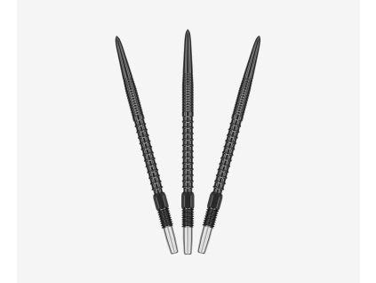 swiss fire point 35mm black dart point fan view 01