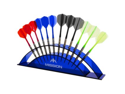 Mission 12 Dart Display Stand Blue Image 1