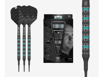 Šipky Target Rob Cross Black 90% 18g soft