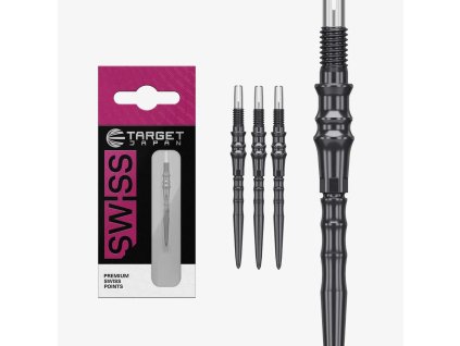 japan premium swiss points black 30mm 1