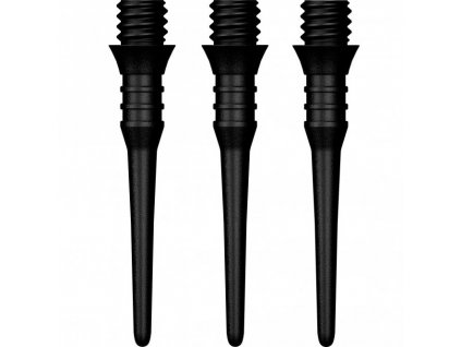 Hroty na šipky Mission Titan Pro soft Black 50 ks