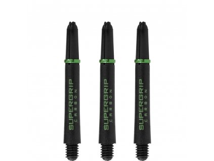 Násadky Harrows Supergrip Carbon Black Green Midi