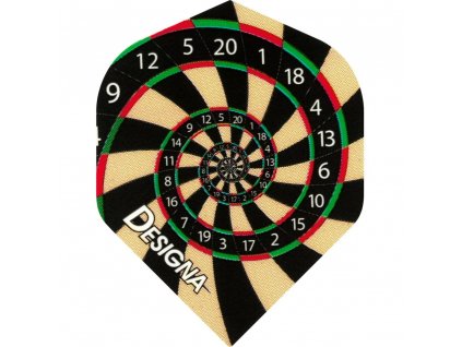 Letky Designa DSX Collection Dartboard Swirl