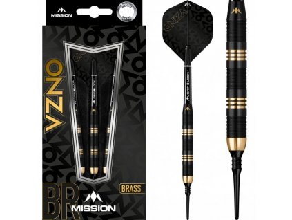 mission onza black gold brass soft tip m1 19g p1524 2375 medium
