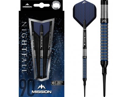 Šipky Mission Nightfall M1 90% 20g soft