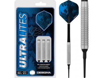 Šipky Designa Ultralites V2 M3 80% 17g soft