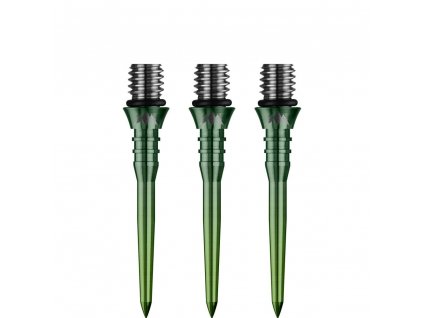 Hroty na šipky Mission Titan Pro Grooved Green steel 26 mm