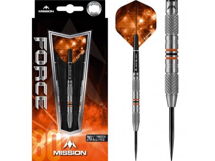 Šipky Mission Force M26 80% 25g steel