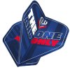 BWFC Dart Flights Std Blue 2 3D