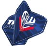 BWFC Dart Flights Std Blue 3D