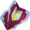 Aston Villa FC Dart Flights F4 Abstract 2