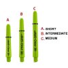 target pro grip nylon shafts lime 500x500