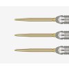 swiss point 30mm gold dart point close up